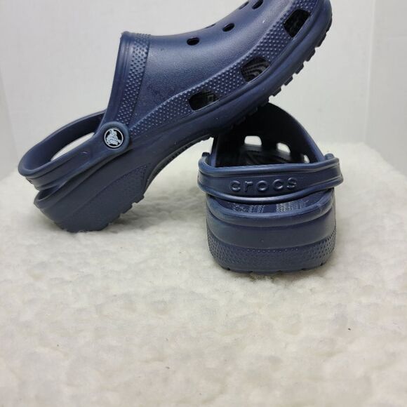Crocs Classic Clog Slip On Shoes NAVY US Size Men\'s 9 Women\'s 11 main image 5